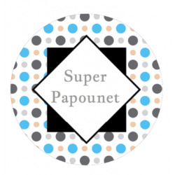 Magnet " Super Papounet "