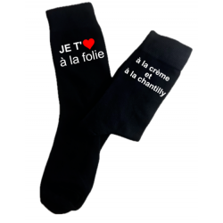 Chaussettes " Je t'aime à...