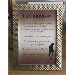 Cadre " La Connasse "